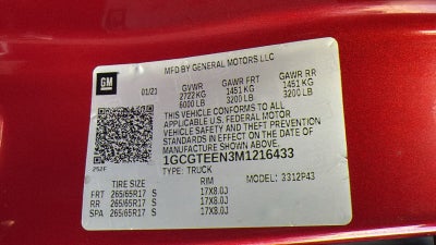 2021 Chevrolet Colorado ZR2