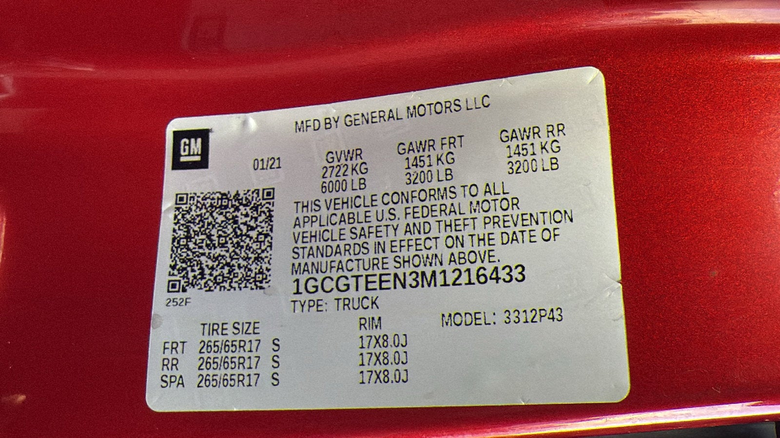 2021 Chevrolet Colorado ZR2