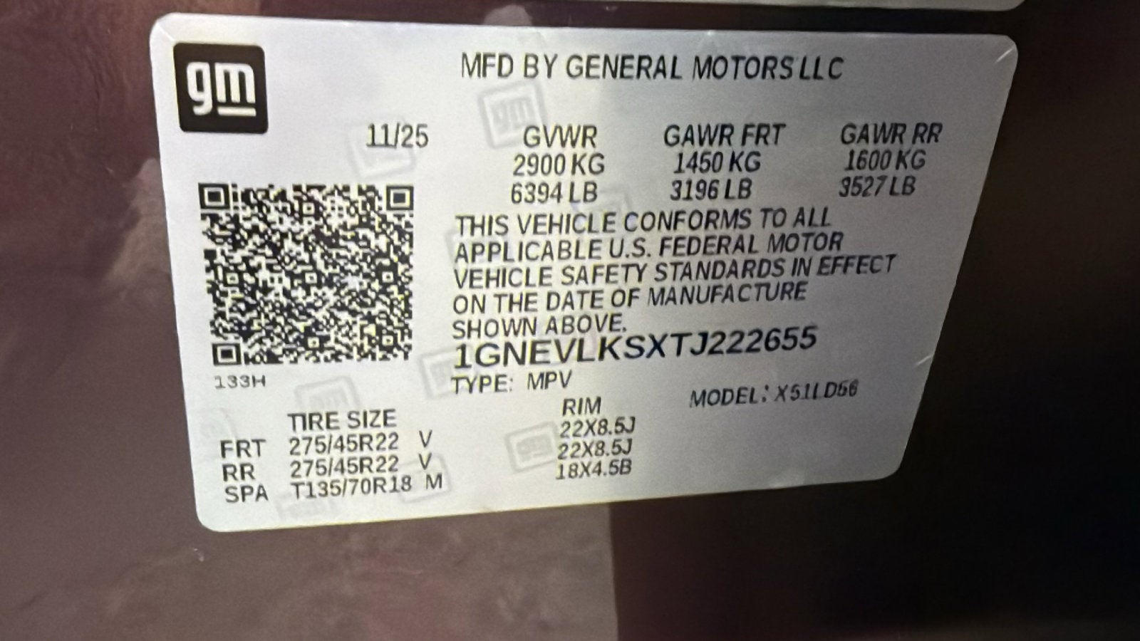 2026 Chevrolet Traverse RS