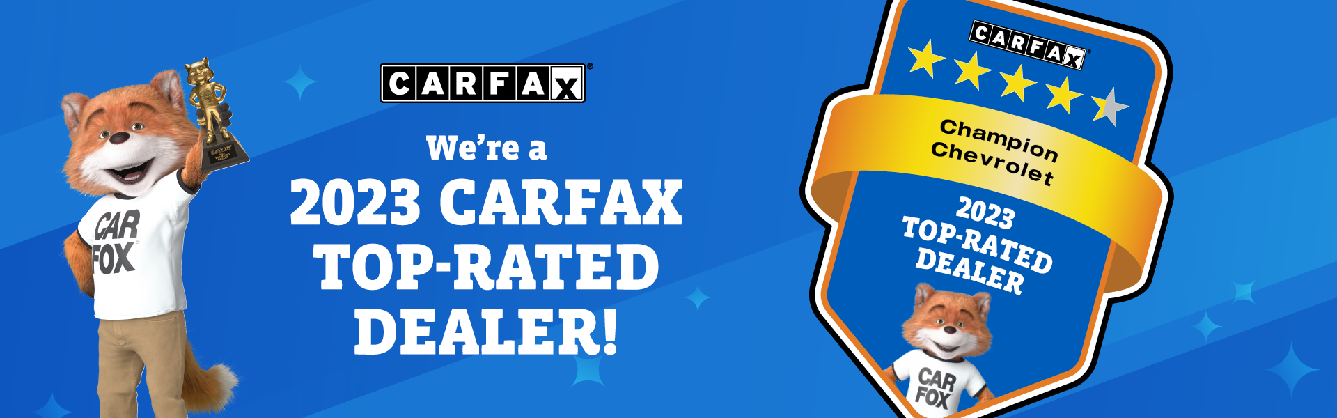 CARFAX TOP RATED DEALER