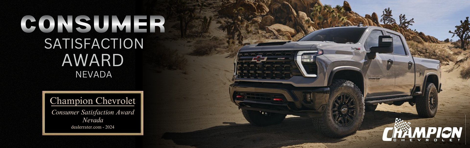 Consumer Satisfaction Award Nevada Champion Chevrolet