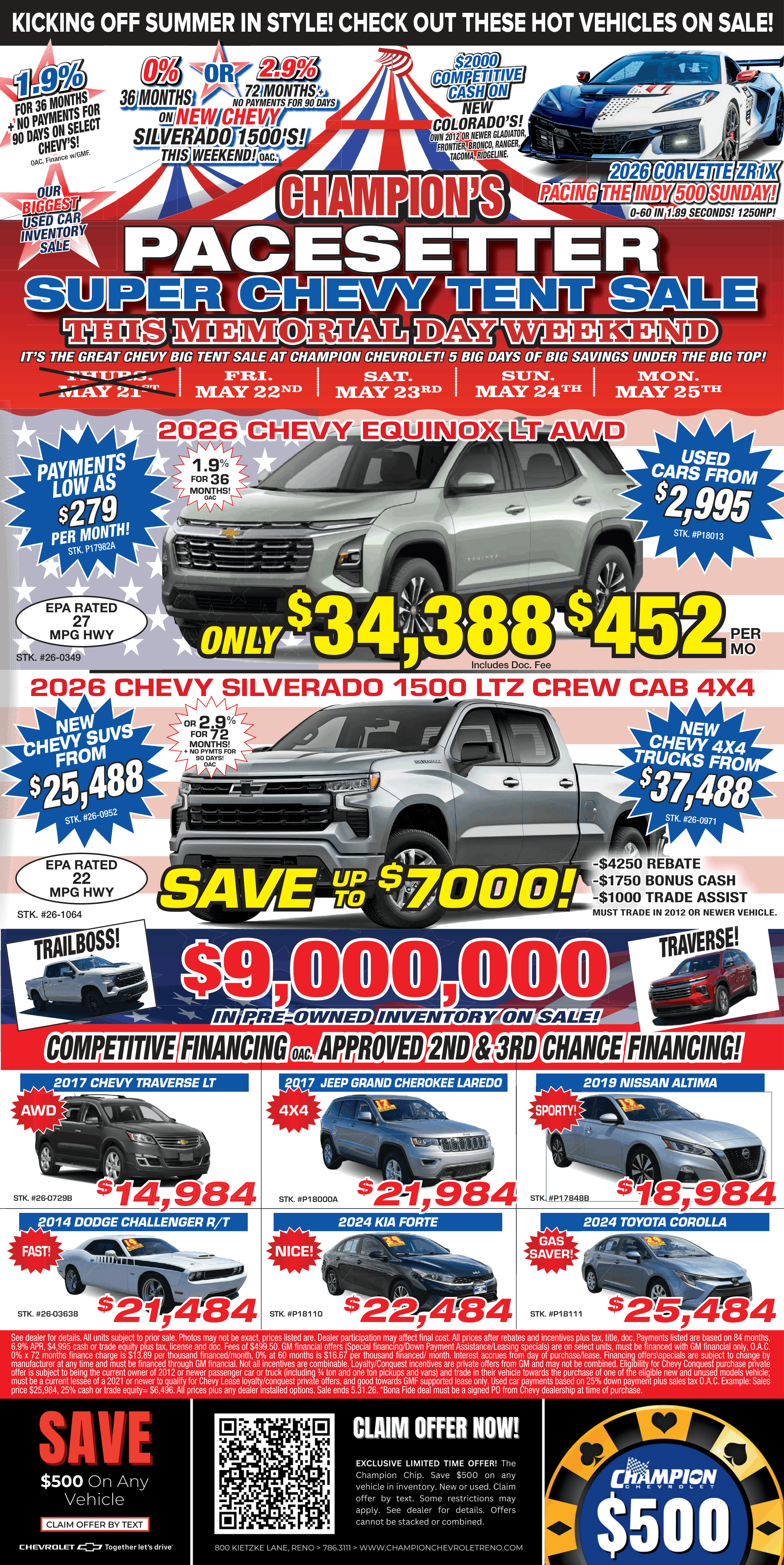 new specials