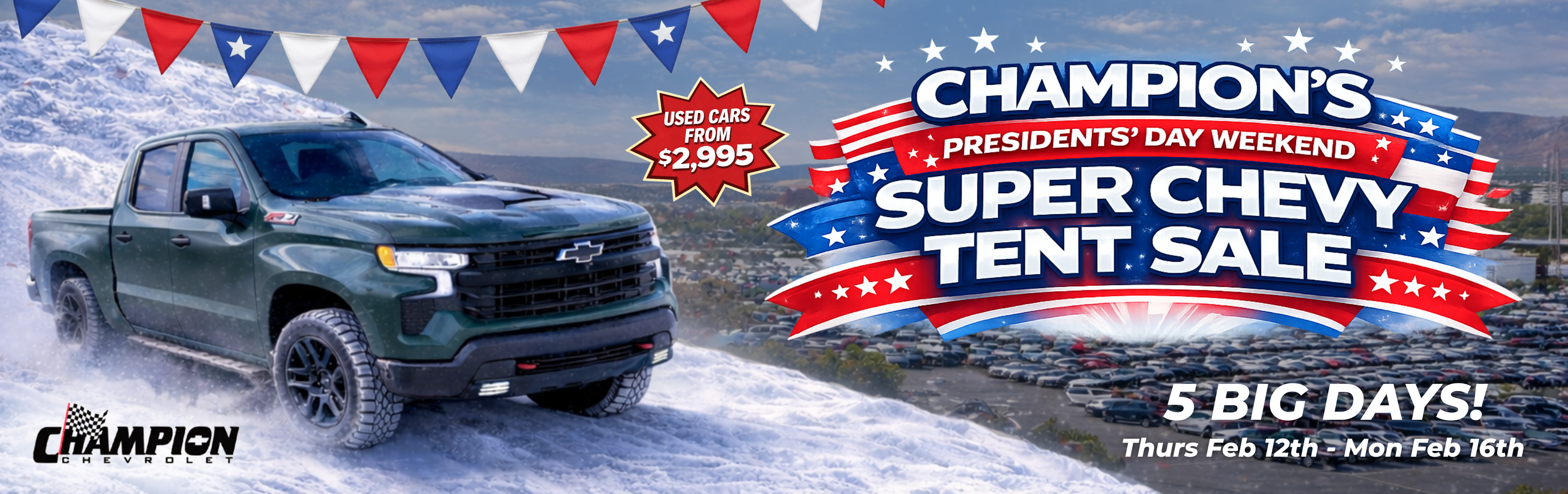 PRESIDENTS' DAY WEEKEND