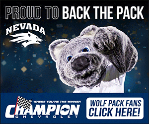 Champion Chevrolet in Reno NV supports Nevada Wolfpack