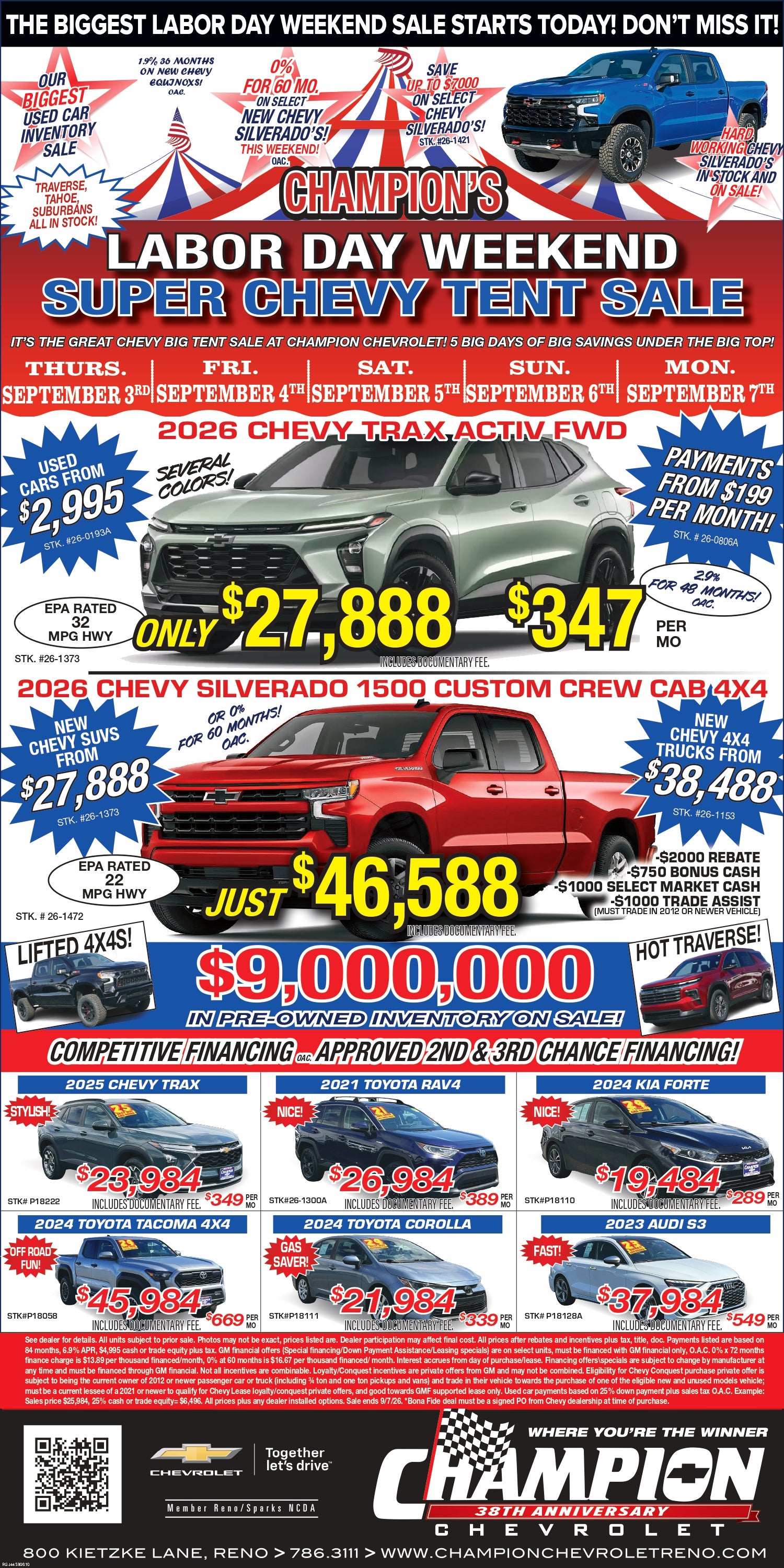 new specials